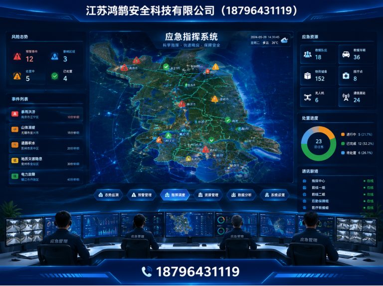 湛江消防通信指挥展示图